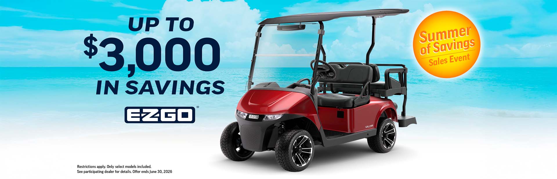 You are currently viewing Summer of savings – Golf Carts